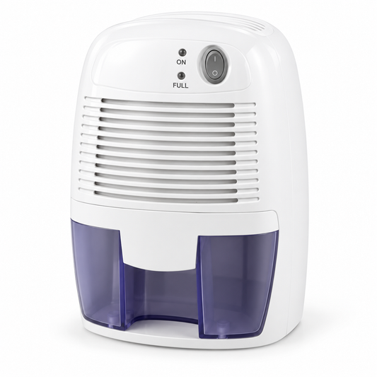 💧 Compact Dehumidifier | Plastic Bedroom | Homeowners | Visible Water Tank