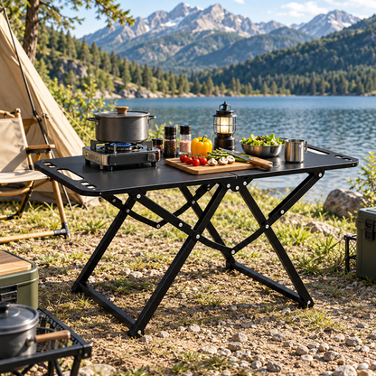 🏕️ Camping Table | Aluminum Outdoor | Campers | Expandable Folding Design