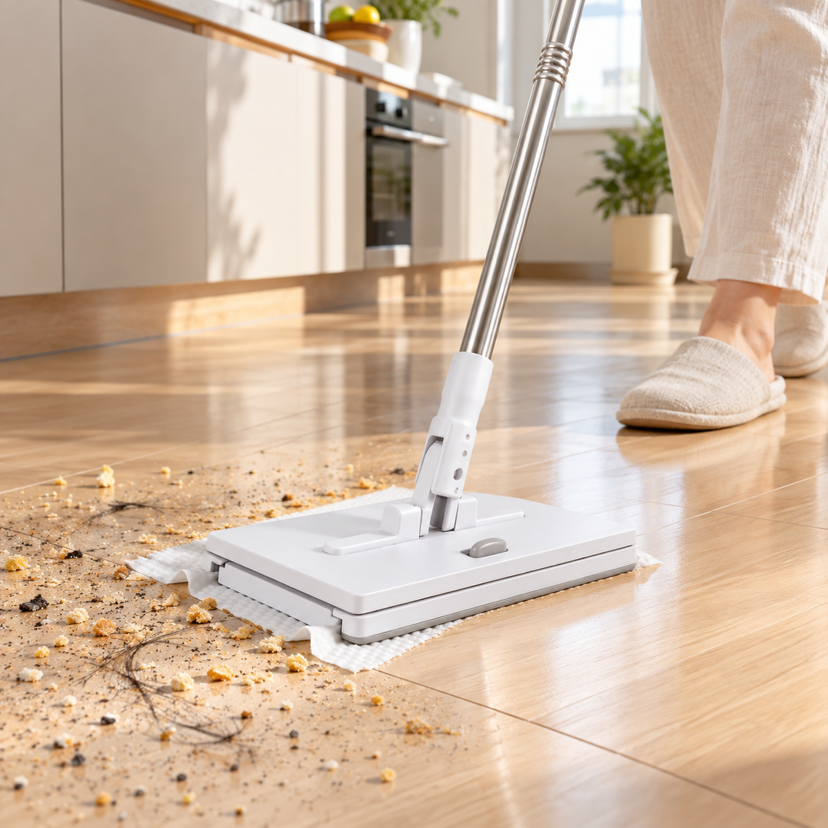🧹 Dust Mop | Steel | Home Cleaning | Families | Effortless Dusting