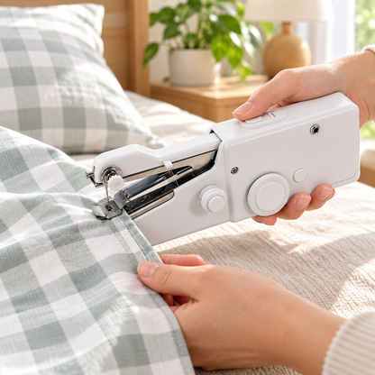 🧵 Mini Sewing Machine | ABS Metal | Home | Crafters | Portable Repair