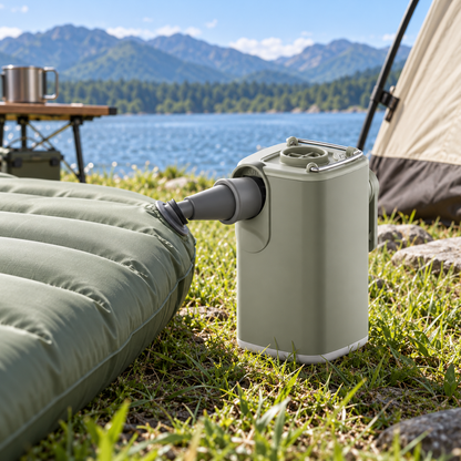 🔋 Portable Air Pump | ABS Camping | Campers Cordless Lighting