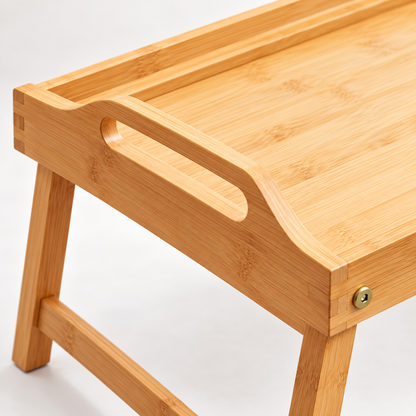 💻 Portable Bed Desk | Bamboo | Bedroom | Families | Foldable Comfort