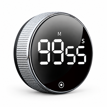 ⏱️ Digital Timer | Metal-Style Kitchen | Students | Bright LED Countdown