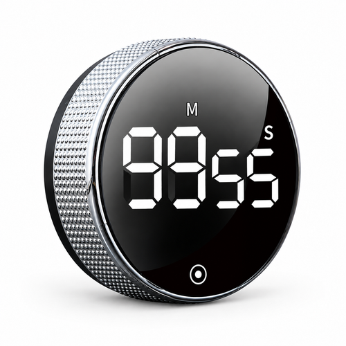 ⏱️ Digital Timer | Metal-Style Kitchen | Students | Bright LED Countdown