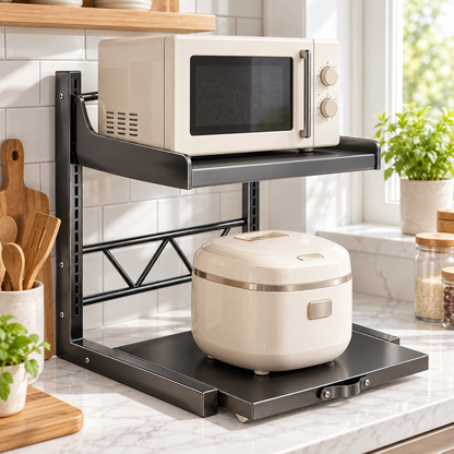 🧺 Appliance Rack | Steel Kitchen Storage | Homeowners Pull-Out Design