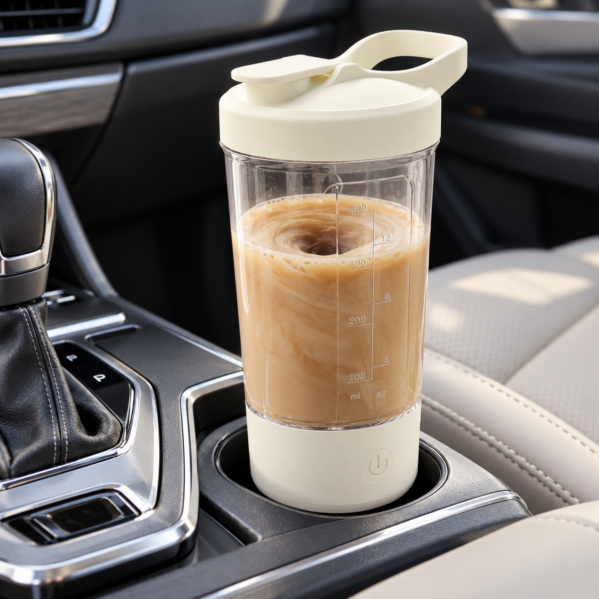☕ Self-Stirring Tumbler | Food-Grade Travel Fitness | Coffee-Lovers Sleek Convenience