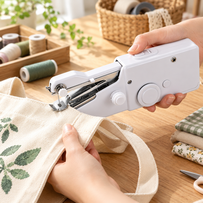 🧵 Mini Sewing Machine | ABS Metal | Home | Crafters | Portable Repair