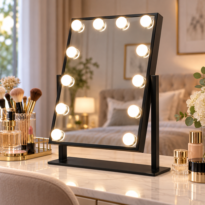 💡 Hollywood Mirror | Metal Vanity | Beauty Lovers | Radiant Glow