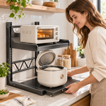🧺 Appliance Rack | Steel Kitchen Storage | Homeowners Pull-Out Design