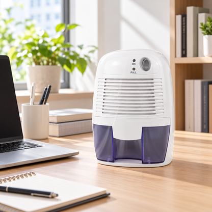 💧 Compact Dehumidifier | Plastic Bedroom | Homeowners | Visible Water Tank