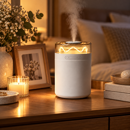 🌙 Humidifier | Matte Shell Bedroom | Homebodies | Vintage Filament Glow