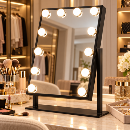 💡 Hollywood Mirror | Metal Vanity | Beauty Lovers | Radiant Glow