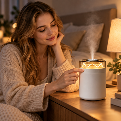 🌙 Humidifier | Matte Shell Bedroom | Homebodies | Vintage Filament Glow