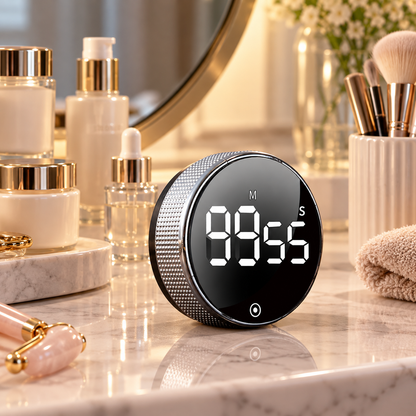 ⏱️ Digital Timer | Metal-Style Kitchen | Students | Bright LED Countdown