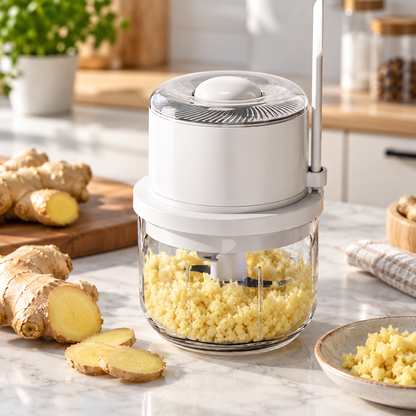 🥣 Electric Chopper | Stainless Steel Kitchen | Cooks | Compact Precision