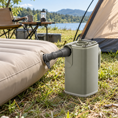 🔋 Portable Air Pump | ABS Camping | Campers Cordless Lighting