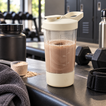 ☕ Self-Stirring Tumbler | Food-Grade Travel Fitness | Coffee-Lovers Sleek Convenience