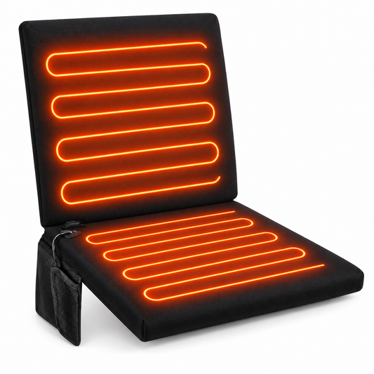 🔥 Heated Cushion | Oxford Fabric | Camping | Campers | Foldable Comfort