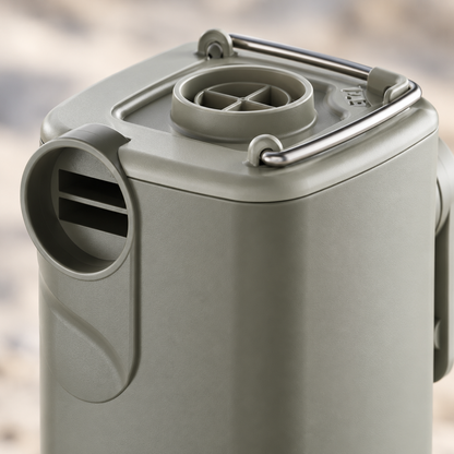 🔋 Portable Air Pump | ABS Camping | Campers Cordless Lighting